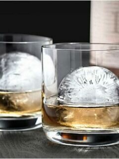 forma gelo esfera whisky Forma Gelo Esfera Silicone 6cm