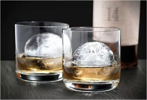forma gelo esfera whisky Forma Gelo Esfera Silicone 6cm