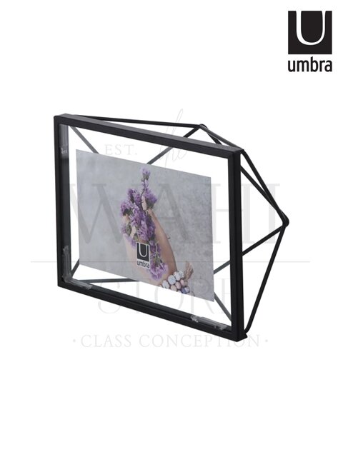 porta retrato prisma umbra 20x15x8cm preto Porta Retrato Prisma UMBRA 20x15x8cm Preto