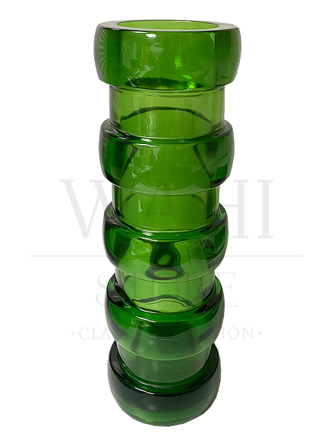 vaso resina gomos verde Vaso Stripe Resina Verde 38x12cm