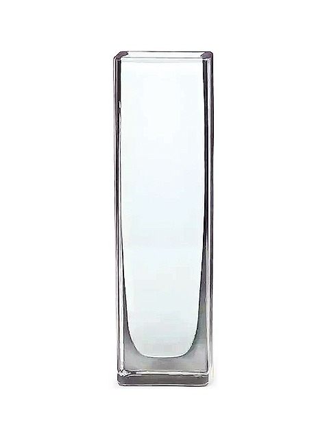 vaso solitario cristal cadoro transparente quadrado Vaso Solitário CADORO Transparente 20x5x5cm