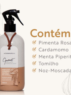 Home Spray ACQUA AROMA pimenta rosa 400ml 2 Difusor ACQUA AROMA 400Ml Gourmet Neutralizador