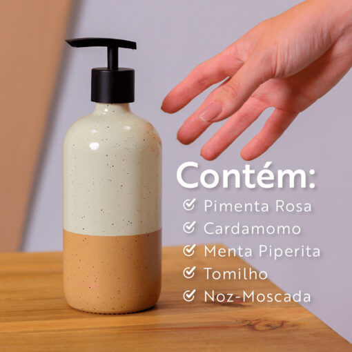 Sabonete Liquido ACQUA AROMA pimenta rosa 400ml 3 Sabonete ACQUA AROMA 400Ml Gourmet Neutralizador