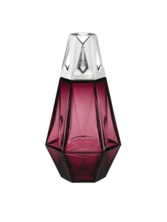 Lamparina MAISON BERGER Prisme Vinho 17x9cm